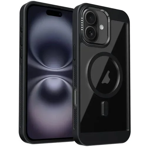 Funda para Teléfono Honeycomb Magsafe iPhone 16 Plus con Sistema de Refrigeración (Negra)
