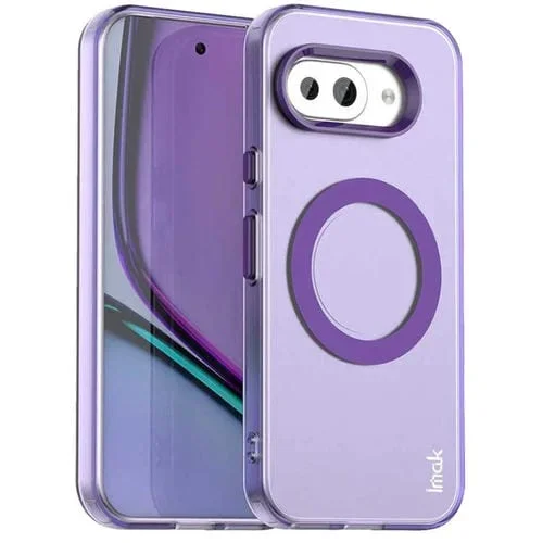 Funda para Teléfono Imak Candy Series a Prueba de Golpes Magsafe para Google Pixel 9A (Morado)
