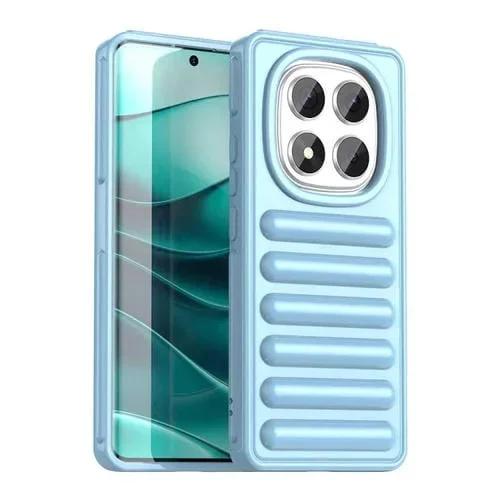 Funda para Teléfono Imd de Color Caramelo de la Serie Capsule para Redmi Note 14 Pro 5G (Azul)