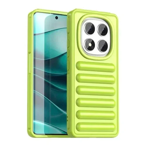 Funda para Teléfono Imd de Color Caramelo de la Serie Capsule para Redmi Note 14 Pro 5G (Verde)