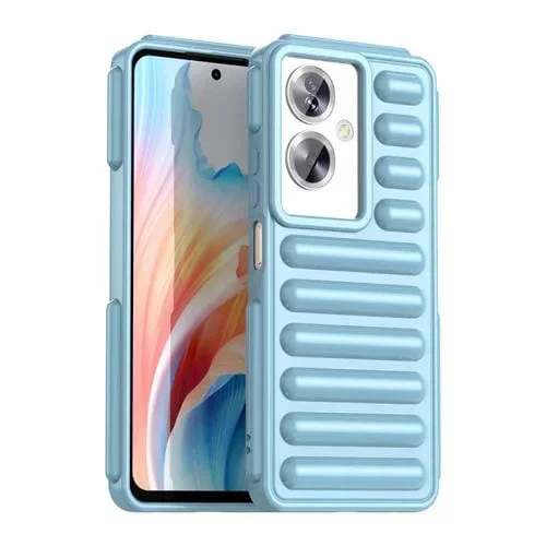 Funda para Teléfono Imd de Color Caramelo para la Serie Oppo A79 Capsule (Azul)
