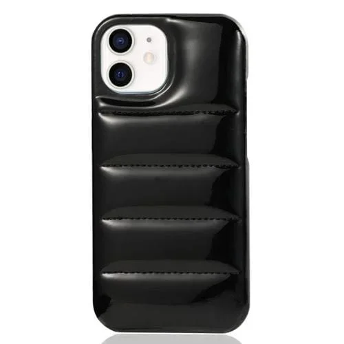 Funda para Teléfono iPhone 11 Laser Aurora Down Jacket con Todo Incluido (Negro)