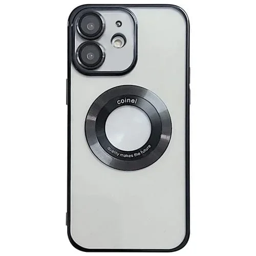 Funda para Teléfono iPhone 11 Magsafe Galvanoplastia TPU (Negro)