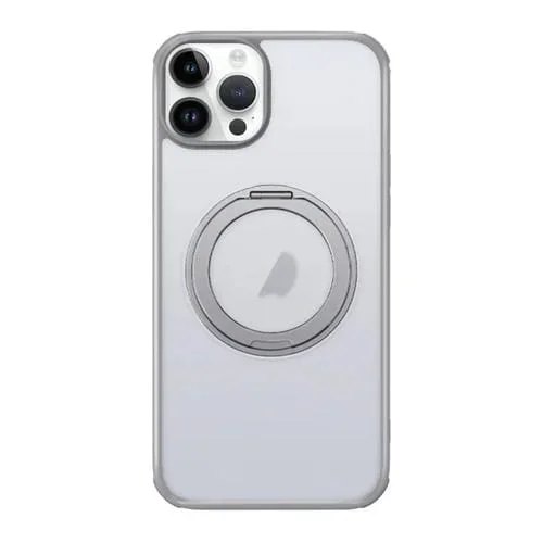 Funda para Teléfono iPhone 12 Pro Max Magsafe Holder PC Hybrid TPU (Gris Mate)