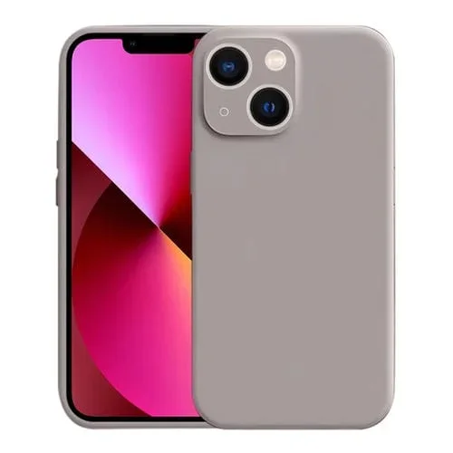 Funda para Teléfono iPhone 13 Magsafe Silicona Líquida (Caqui)