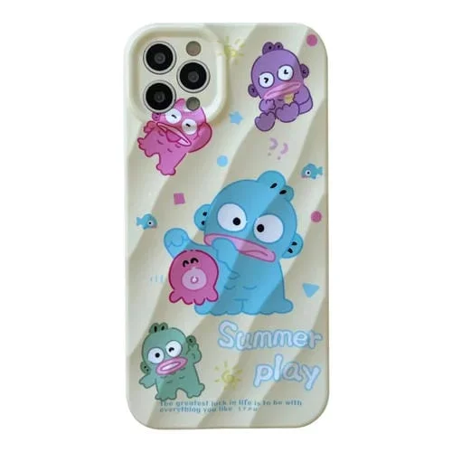 Funda para teléfono iPhone 13 Pro 2 en 1 Pattem PC a prueba de golpes (Pez Payaso)