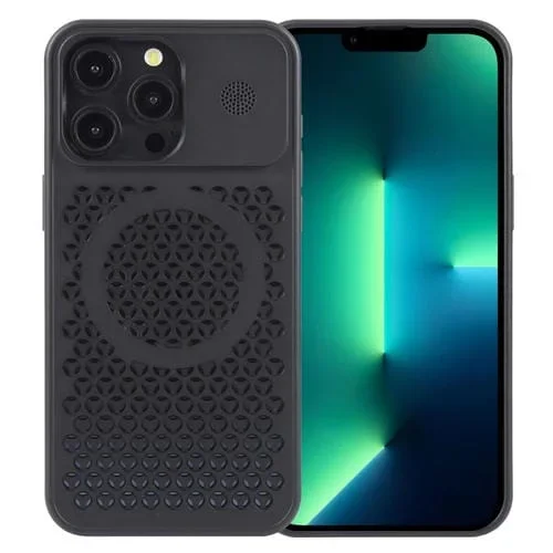 Funda para Teléfono iPhone 13 Pro Magsafe Aromaterapia Panal (Negro)