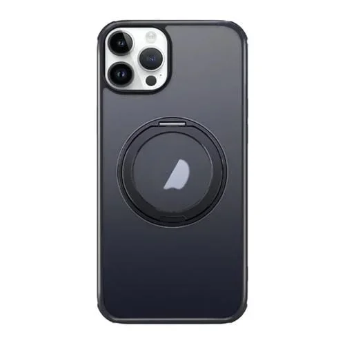Funda para Teléfono iPhone 13 Pro Magsafe Holder PC Hybrid TPU (Negro Mate)