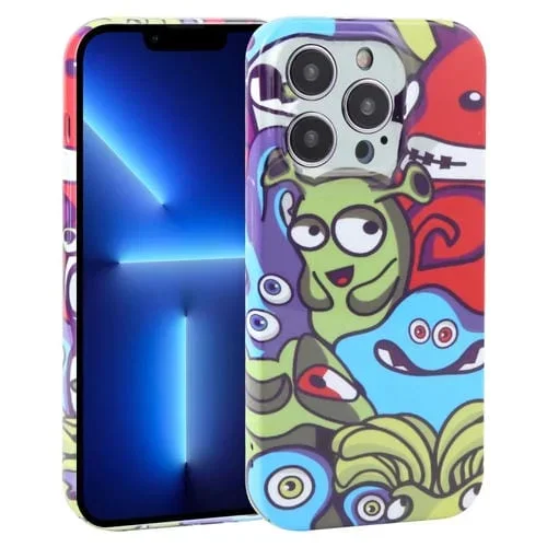 Funda para Teléfono iPhone 13 Pro Monster Academy PC Cobertura Total Red a Prueba de Polvo