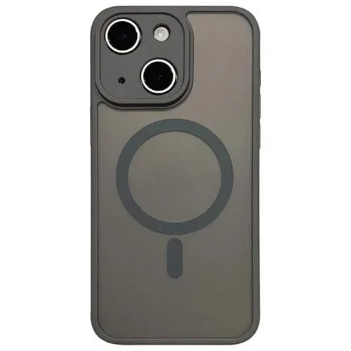 Funda para Teléfono iPhone 14 Magsafe Magnetic TPU Hybrid (Gris Titanio)