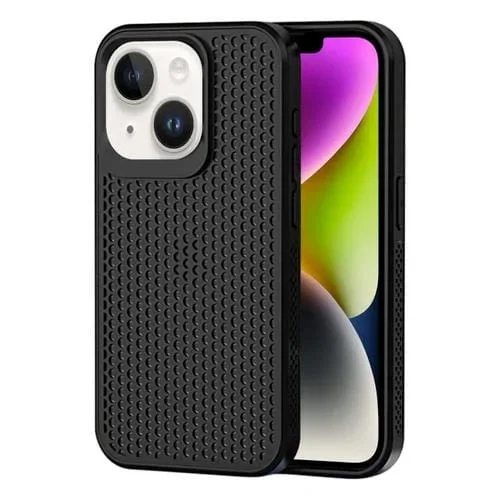 Funda para Teléfono iPhone 14 Plus con Disipación de Calor (Negro)
