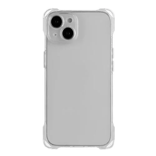 Funda para Teléfono iPhone 15 Plus TPU a Prueba de Golpes Cuatro Esquinas (Transparente)