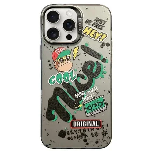 Funda para Teléfono iPhone 15 Pro Max Personajes en Inglés PC (Mono)