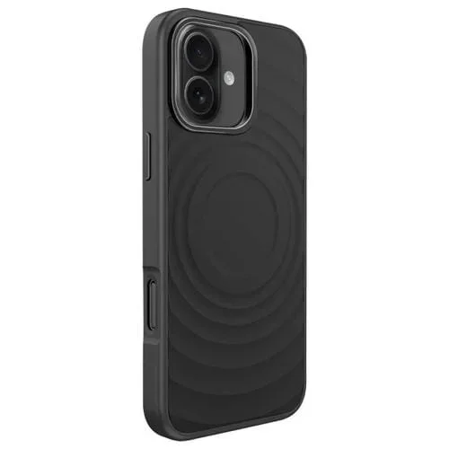 Funda para Teléfono iPhone 16 Silicona Líquida Titanio Magsafe (Negra)