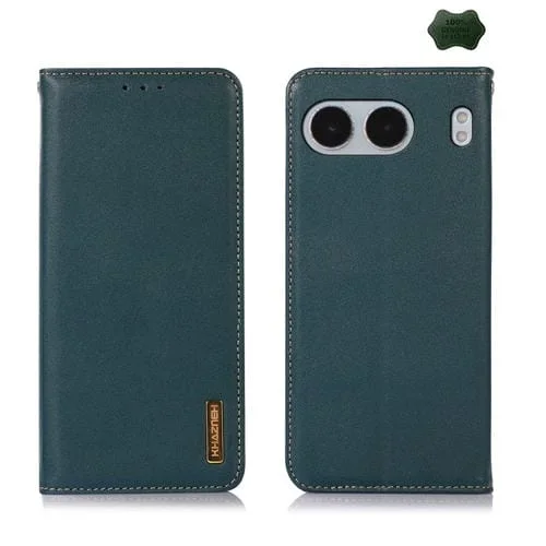 Funda para Teléfono Khazneh Nappa Piel de Vaca para OnePlus Nord 4 (Verde)