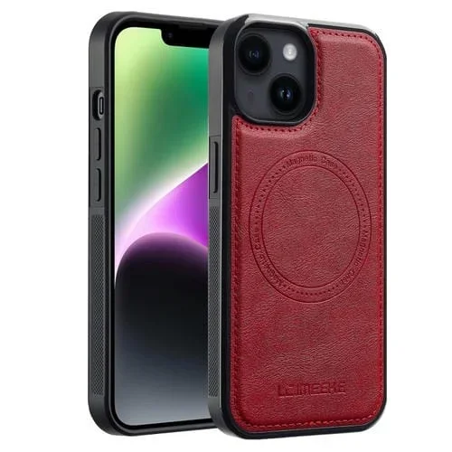 Funda para Teléfono Lc.Imeeke Magsafe para iPhone 13 Mini (Roja)
