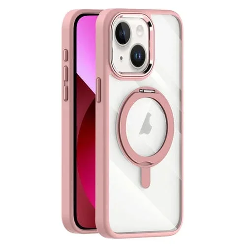 Funda para Teléfono Magsafe con Soporte Magnético Giratorio iPhone 13 (Rosa)
