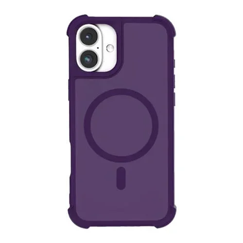 Funda para Teléfono Magsafe iPhone 16 Plus Tacto de Piel (Morado)