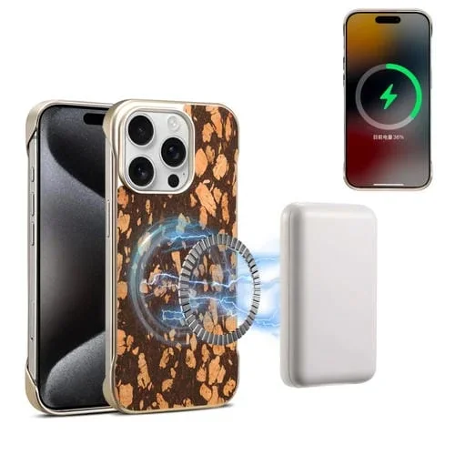 Funda para Teléfono Magsafe Senior A18 para iPhone 15 Pro Max (Marrón)