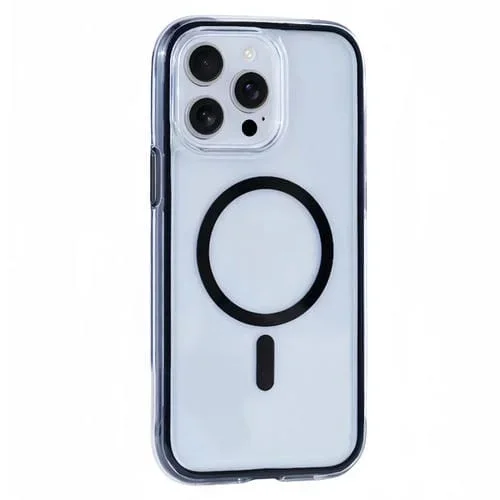 Funda para Teléfono Magsafe Serie Y2 para iPhone 15 Pro con Bolsa de Vacío (Negra)