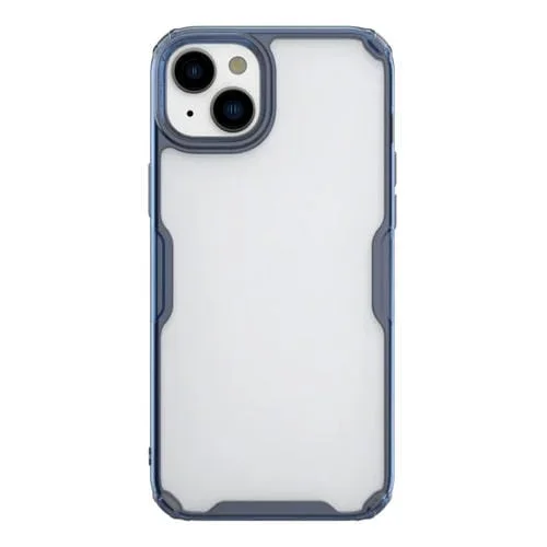 Funda para teléfono Nillkin Ultra Clear para iPhone 15 Plus (Azul)