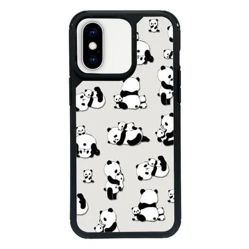 Funda para Teléfono PC iPhone X/Xs Cobertura Total (Panda)