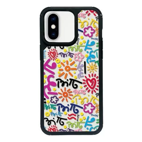 Funda para Teléfono PC iPhone Xs Max Cobertura Total (B Geométrica)