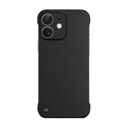 Funda para Teléfono PC Textura de Lichi sin Marco iPhone 11 (Negro Grafito)