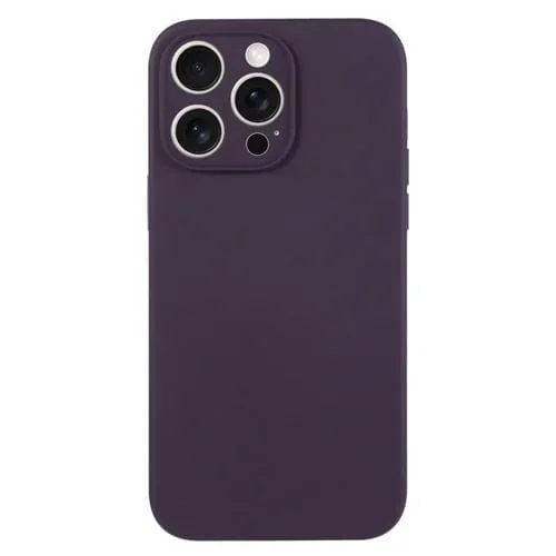 Funda para teléfono Silicona Líquida iPhone 16 Pro Protección Morado Baya
