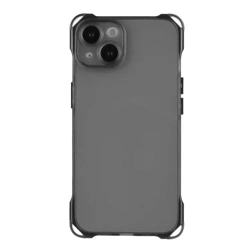 Funda para Teléfono TPU para iPhone 14 a Prueba de Golpes de Cuatro Esquinas (Negro)