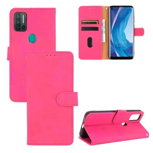 Funda para Ulefone Note 11P Piel PU con Hebilla Magnética y Soporte (Rose Rojo)