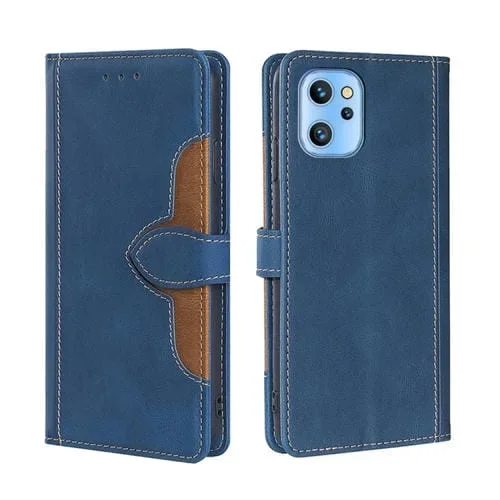 Funda para Umidigi A13/A13 Pro/A13S piel Feenta con hebilla magnética horizontal (Azul)