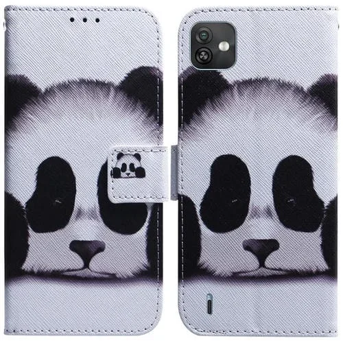 Funda para Wiko Y82 Drawing Telephone Case (Panda)