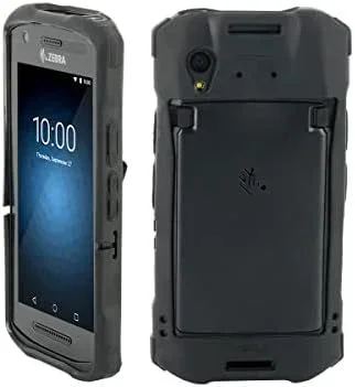 Funda para Zebra TC21 – TC26 6», Carcasa Reforzada para Ordenador Táctil TC21/TC26, Compatible con la Estación de Carga, Negro