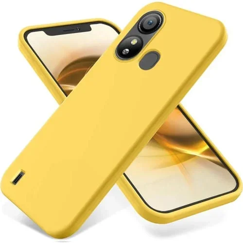 Funda para ZTE Blade L220 a Prueba de Golpes de Silicona Líquida (Amarillo)