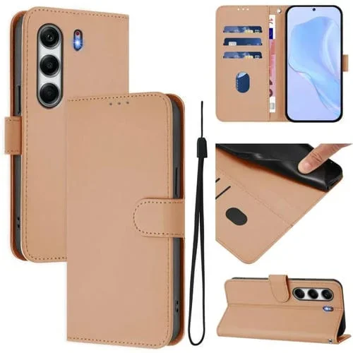 Funda Piel Sintética con Cordón para Tecno Camon 40 Pro 4G (Piel)