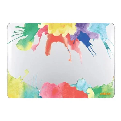 Funda Protectora de Cristal Enkay Hat-Prince para MacBook Pro 14.2 Pulgadas A2442 2021 A2779 2023 (Patrón de Acuarela)
