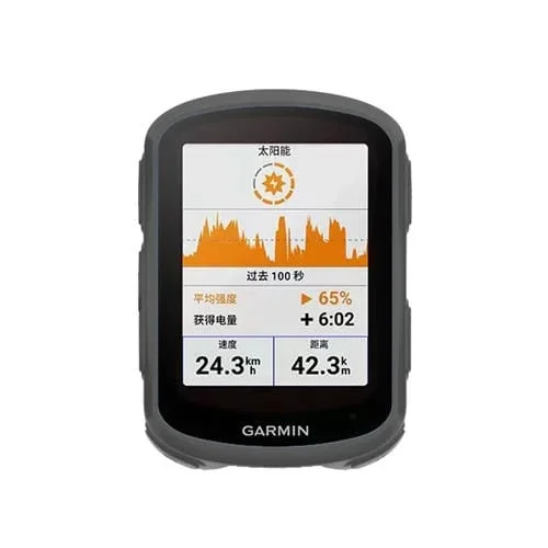 Funda Protectora de Silicona para Garmin Edge 540/840 Cronómetro (Gris)