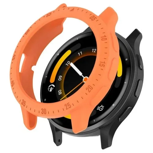 Funda Protectora Garmin Venu 3S Half Pack Hollow TPU Armor (Naranja)