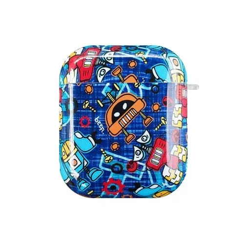 Funda Protectora Imd Original para Earphone AirPods 1/2 (Robot)