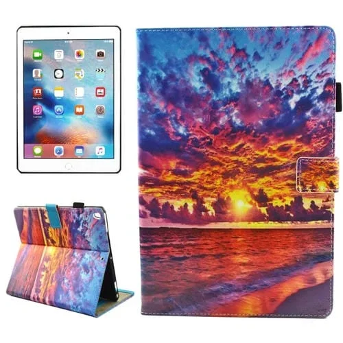 Funda Protectora iPad Pro 10.5 Pulgadas Cuero Sunset Landscape con Soporte y Ranuras
