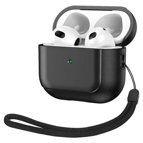 Funda Protectora Para AirPods 3 Con Forma De Consola De Juegos (Negro)
