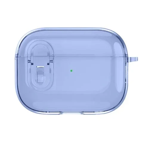Funda Protectora Para Airpods Pro Ice Crystals A Prueba De Golpes (Azul)
