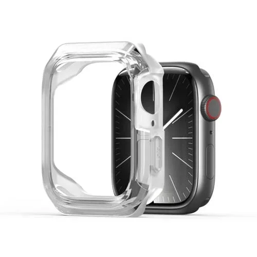Funda Protectora para Apple Watch 4/5/6/SE 44mm Dux Ducis Tamo Series Hollow PC + TPU (Blanco Transparente)