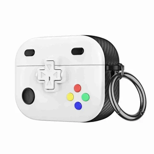 Funda Protectora Para Auriculares Inalámbricos Airpods Pro Game Console Shape (Blanco)