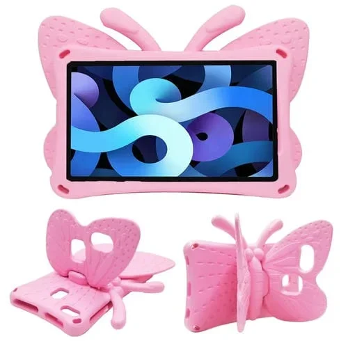 Funda Protectora para Galaxy Tab A 8.0 2019 T290/T295 Soporte Mariposa Estilo Eva (Rosa)
