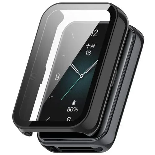 Funda Protectora para Honor Band 9 con Película Templada Integrada (Negro)