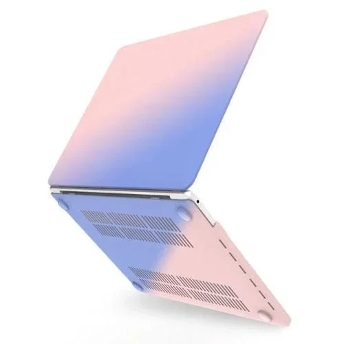 Funda Protectora Plástico MacBook Retina 13 A1425 A1502 (Azul Rosa)