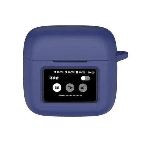 Funda Protectora Silicona para Auriculares Inalámbricos JBL Tour Pro 3 (Azul Oscuro)