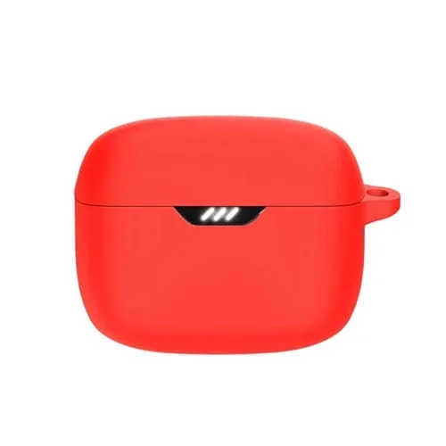 Funda Protectora Silicona para Auriculares Jbl Tune Buds y Beam Bluetooth (Rojo)